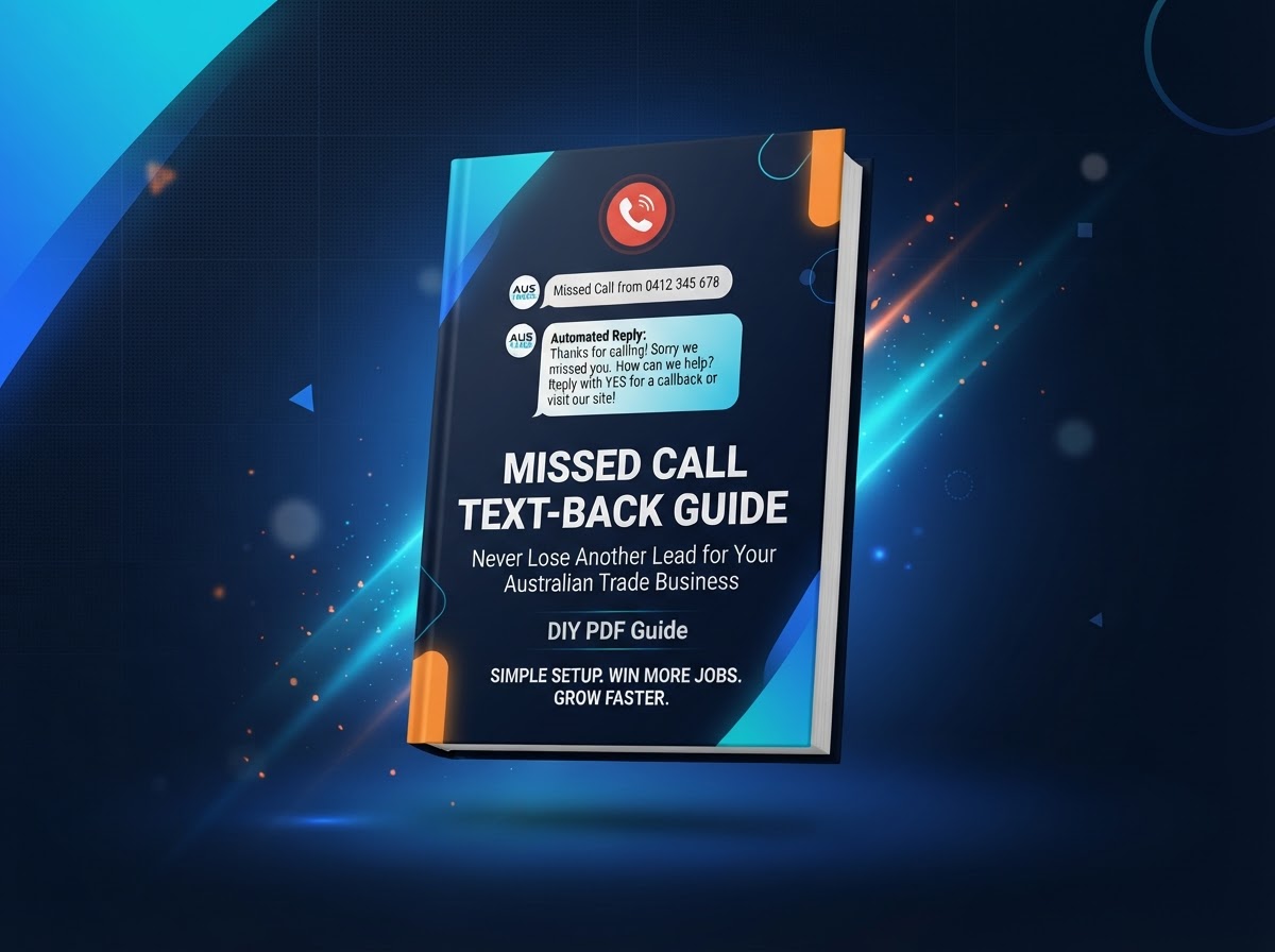 Missed Call Text-Back Guide — DIY PDF guide cover