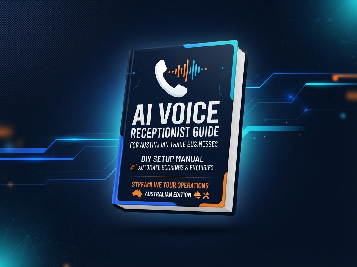 AI Voice Receptionist Guide — DIY PDF guide cover