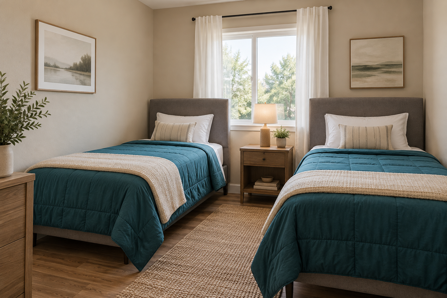 Twin Bedroom Layout