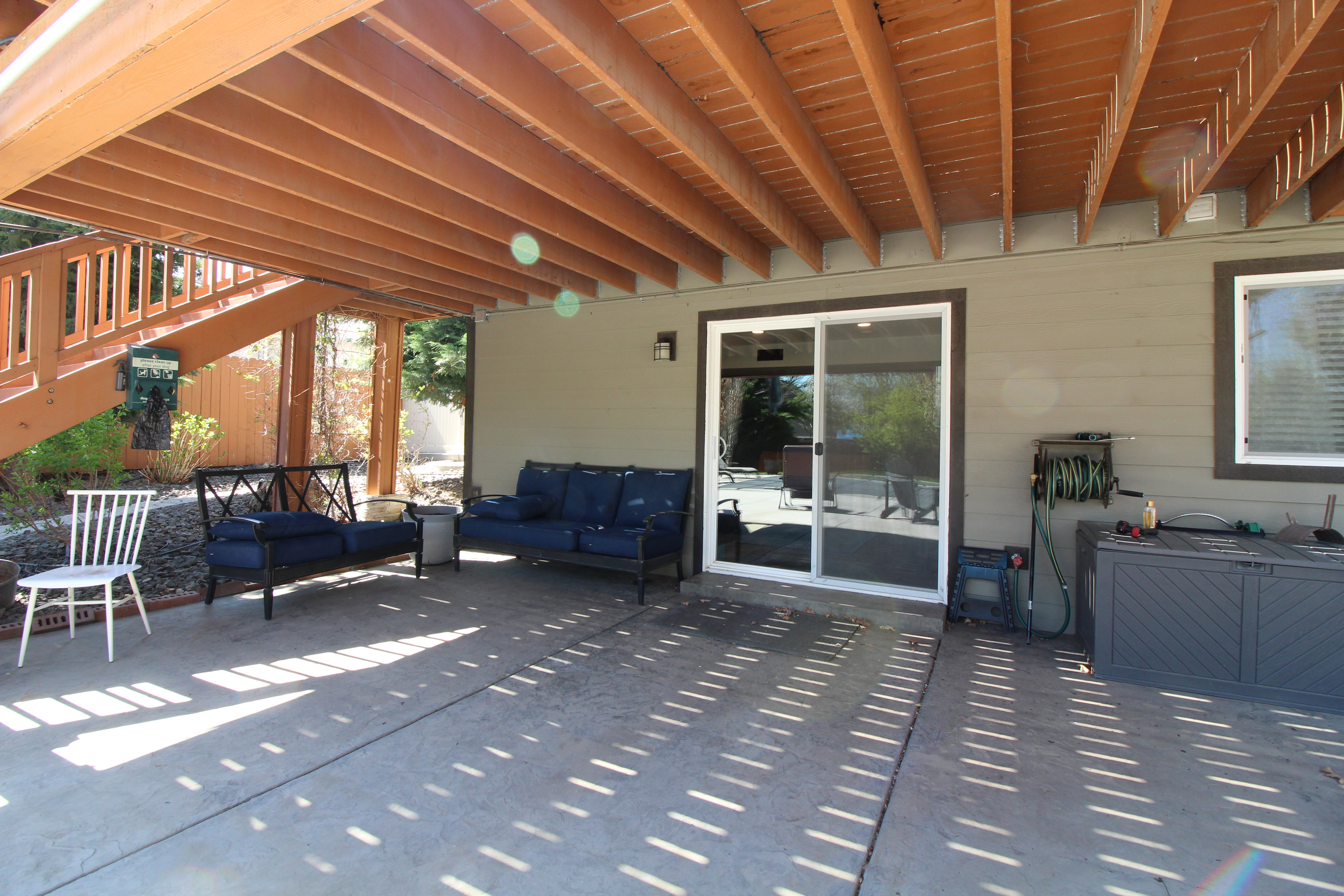 Covered Ground-Level Lounge Patio