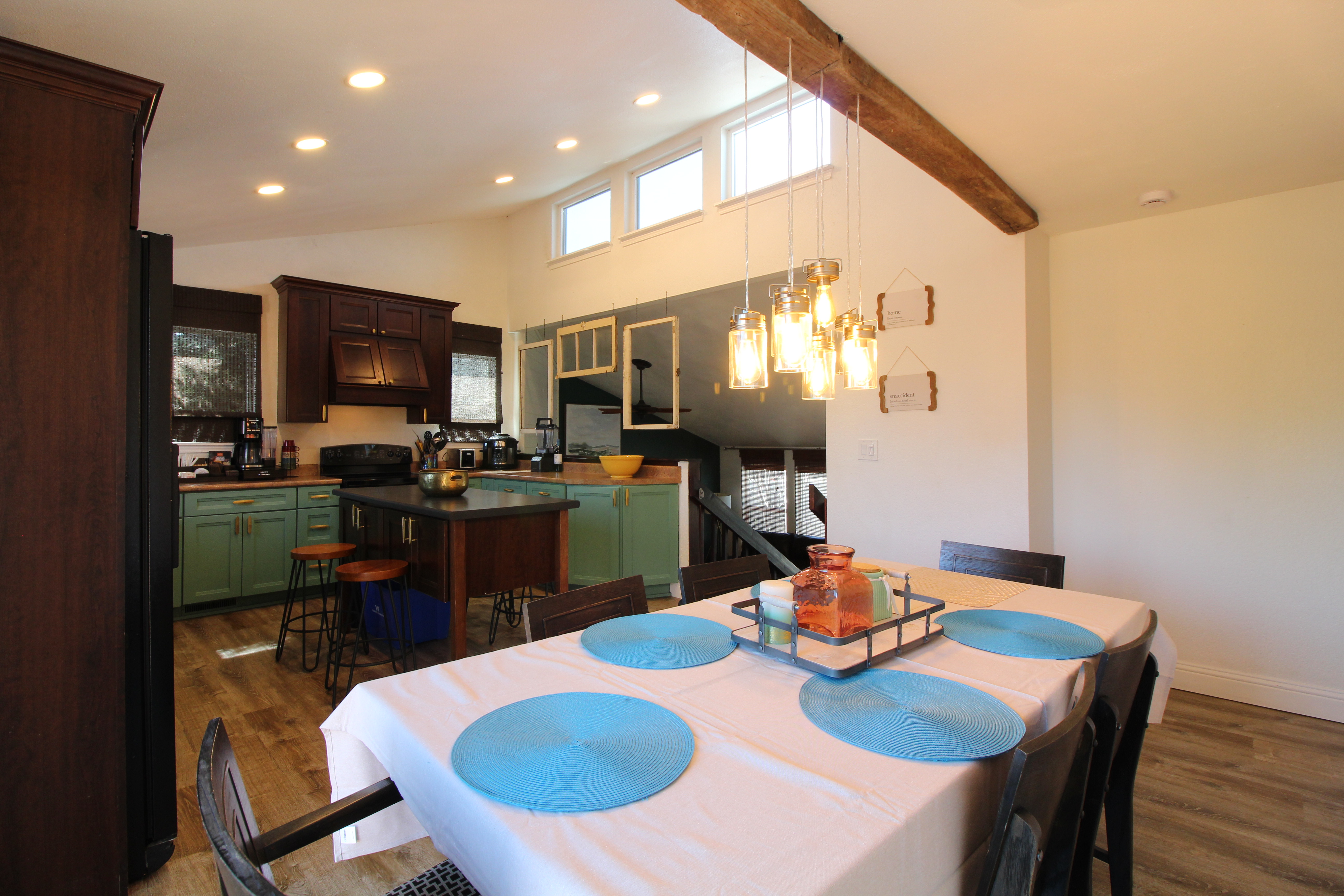 Dining Table & Island View