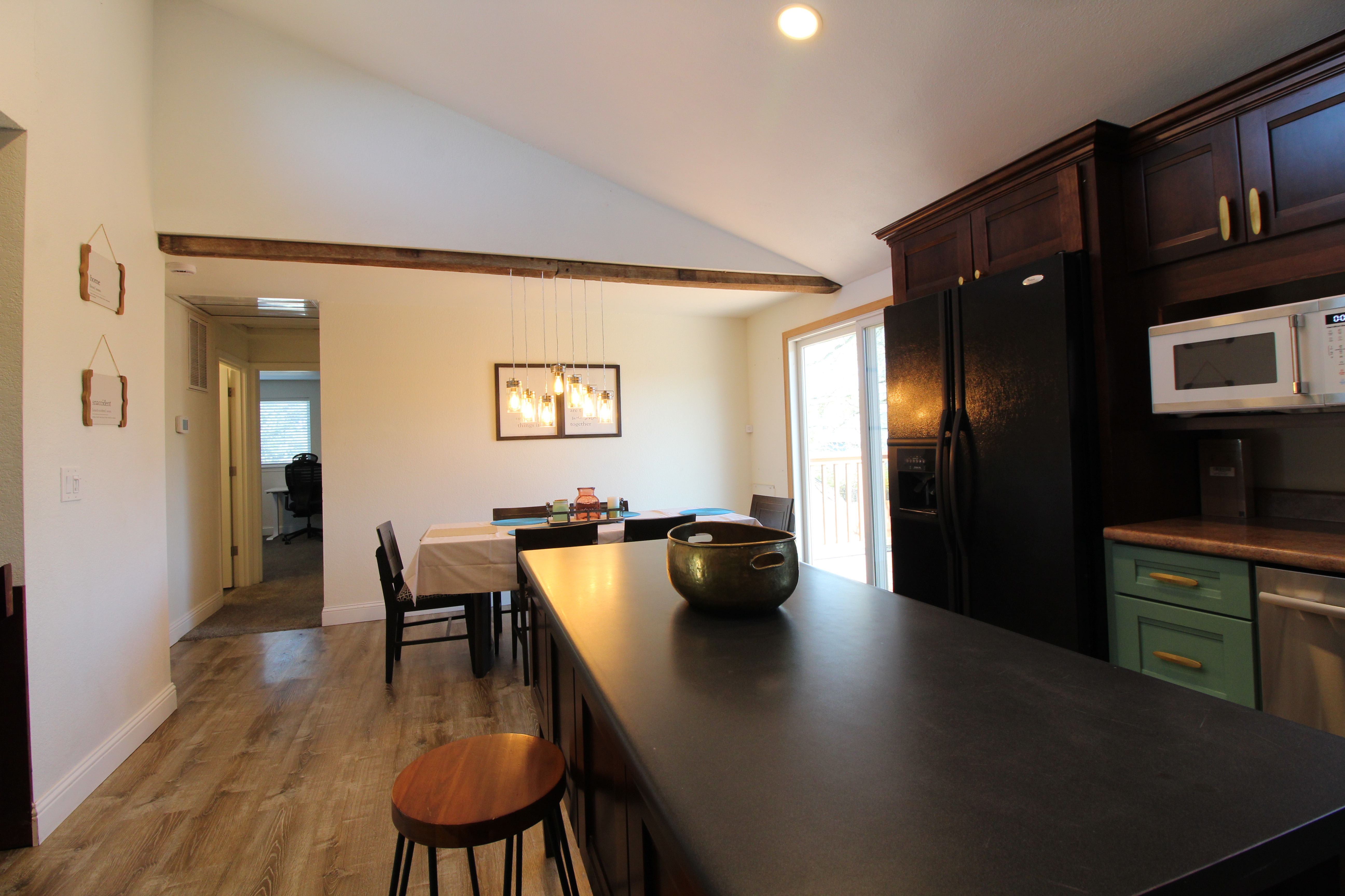 Dining Table & Island View