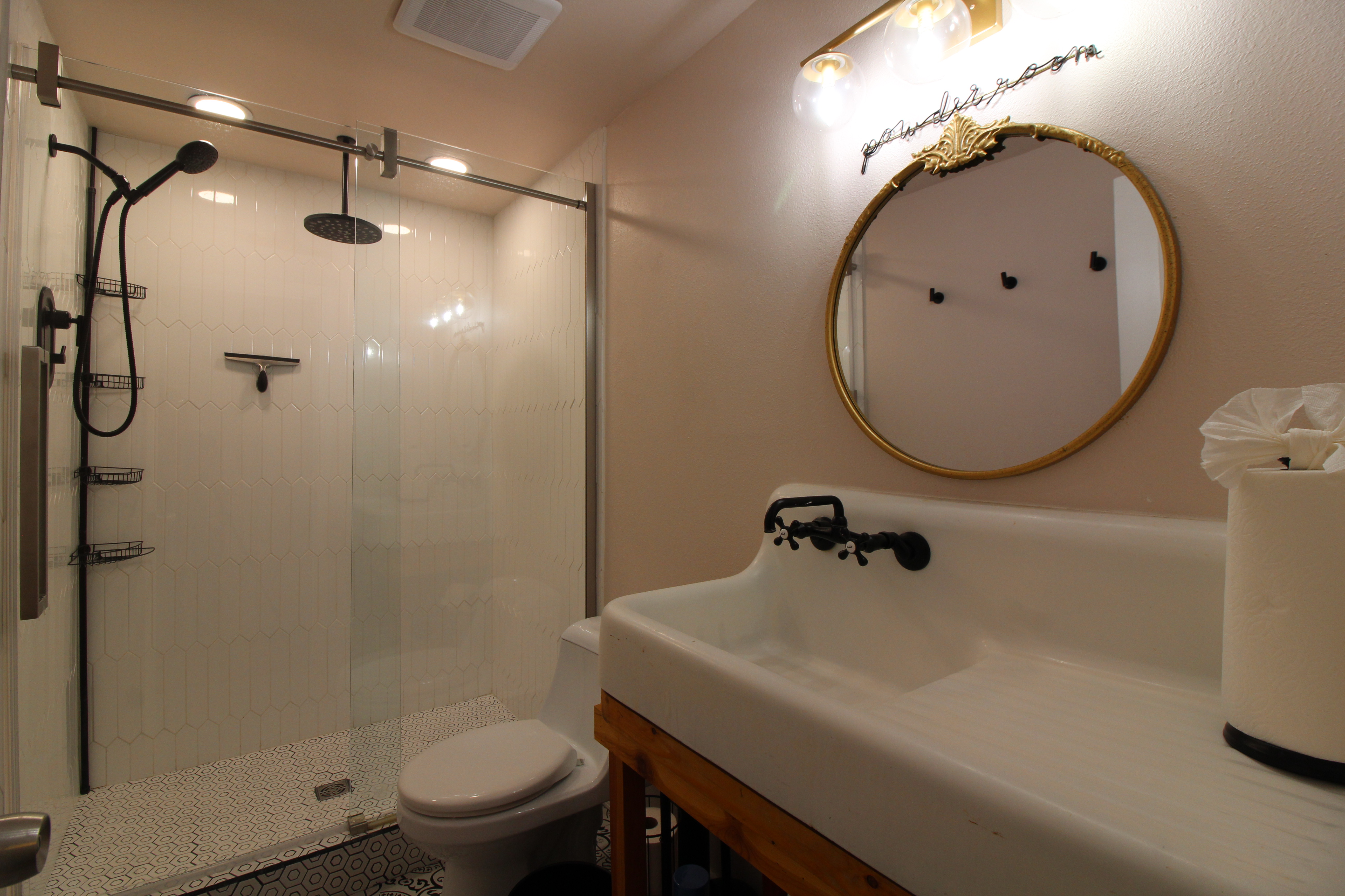 Powder Room & Custom Tilework
