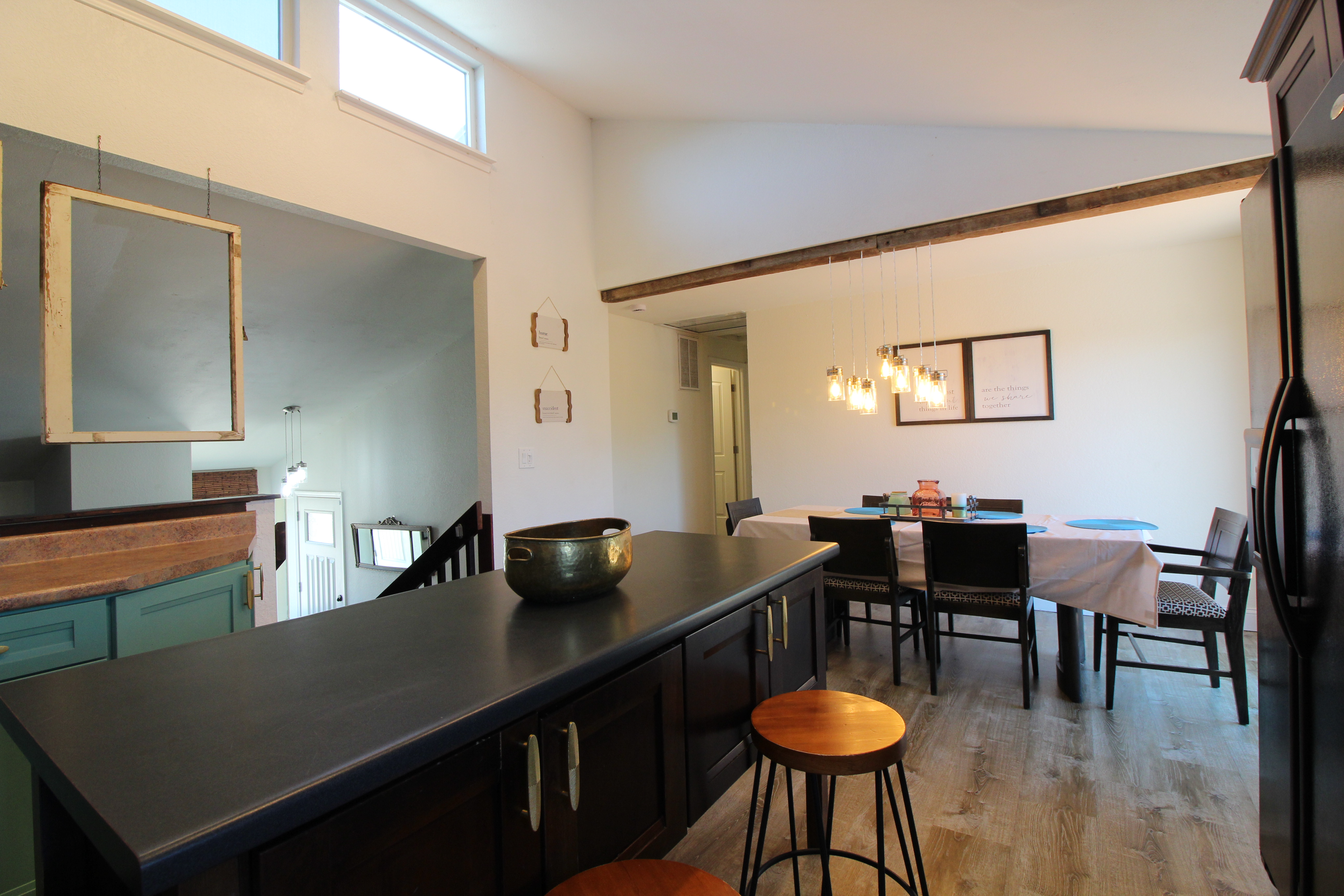 Kitchen Island & Dining Room