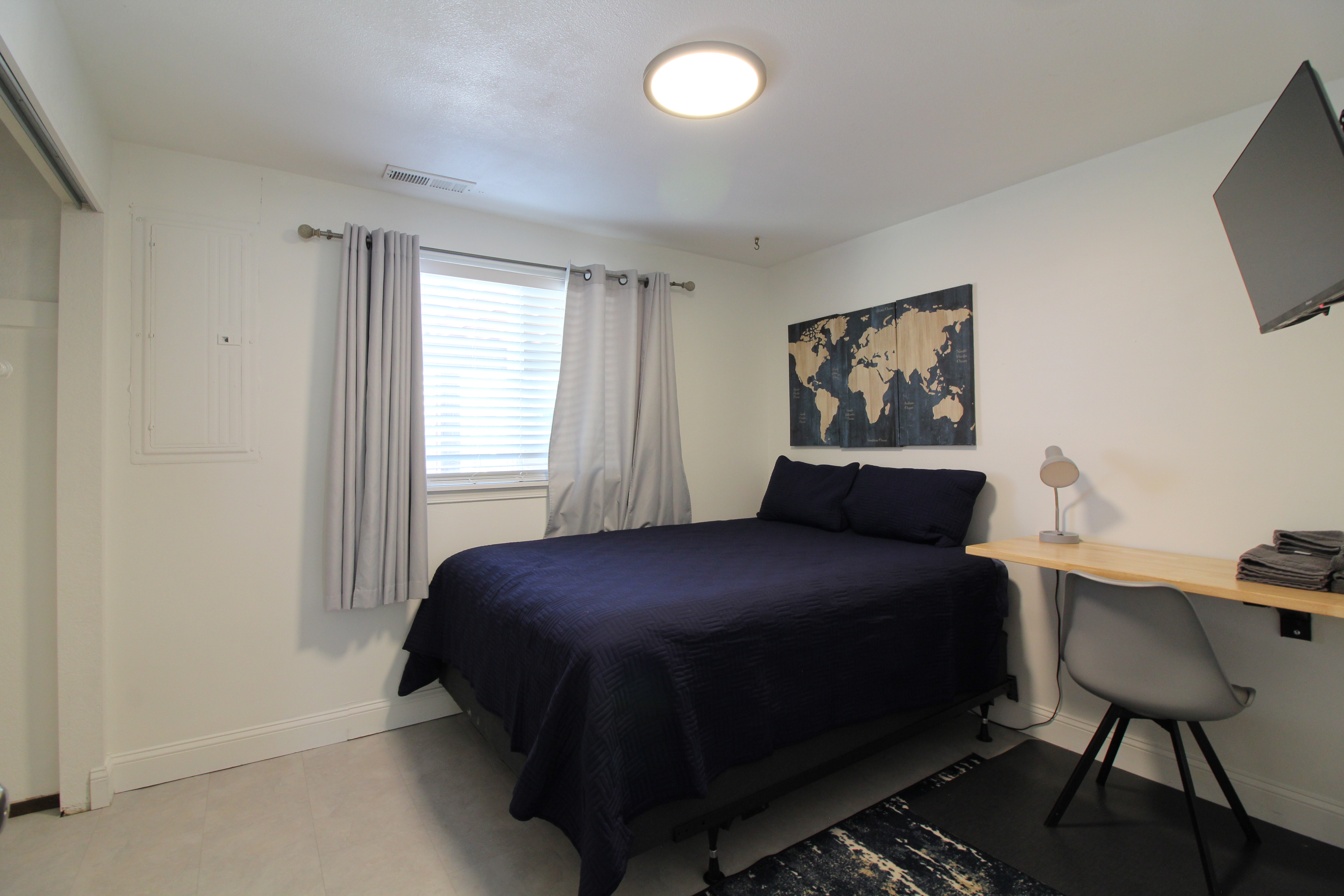 Naturally Lit Resident Bedroom