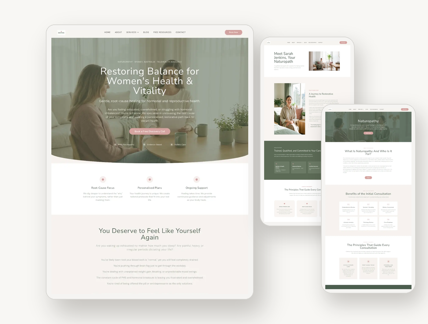 Restore template preview
