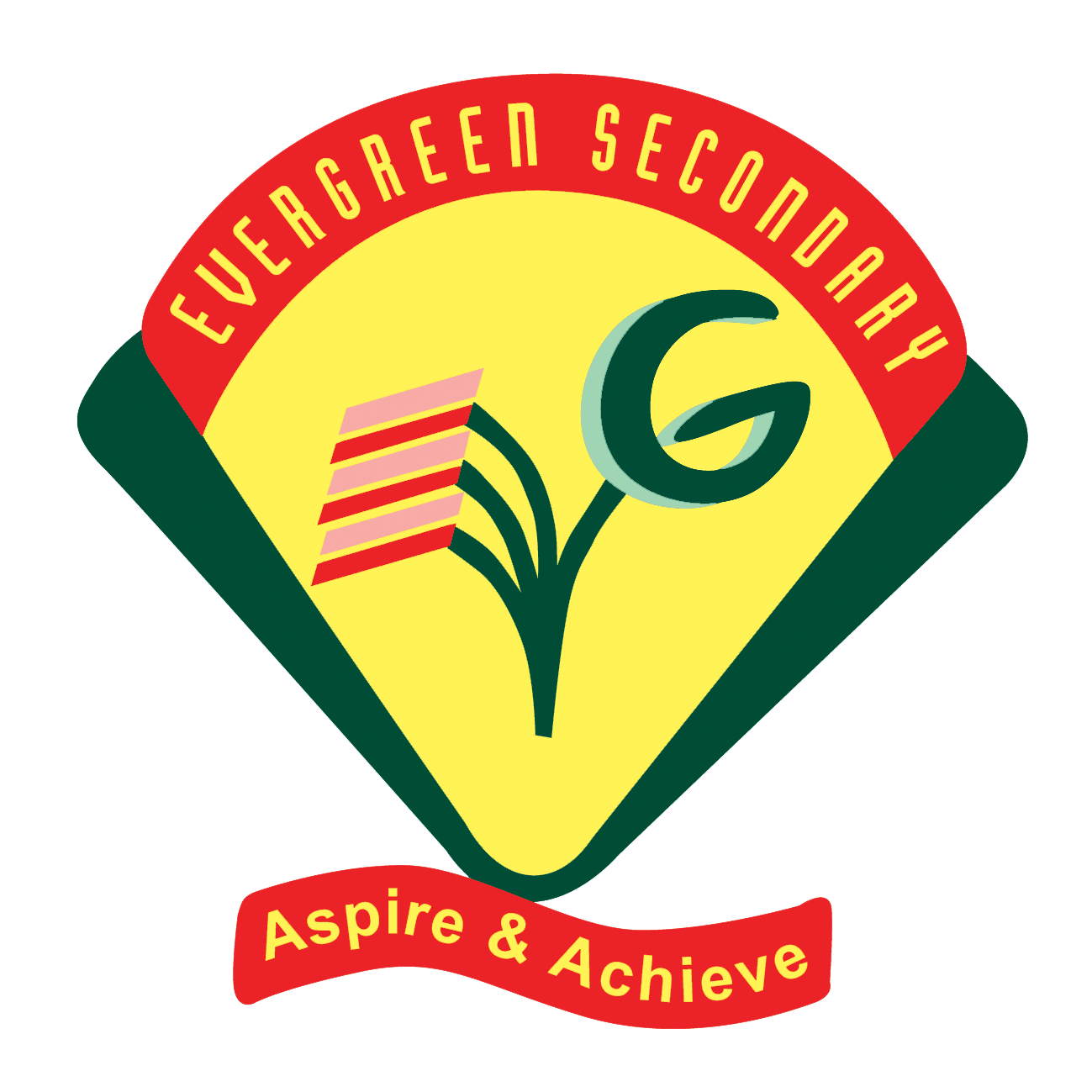 Evergreen Secondary School crest