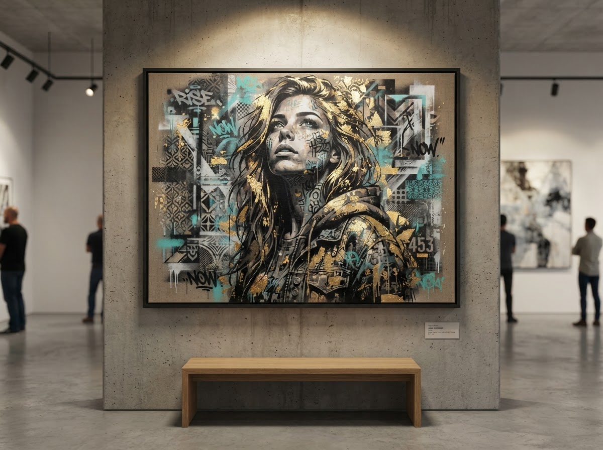 Girl with Balloon (Gold Proof)