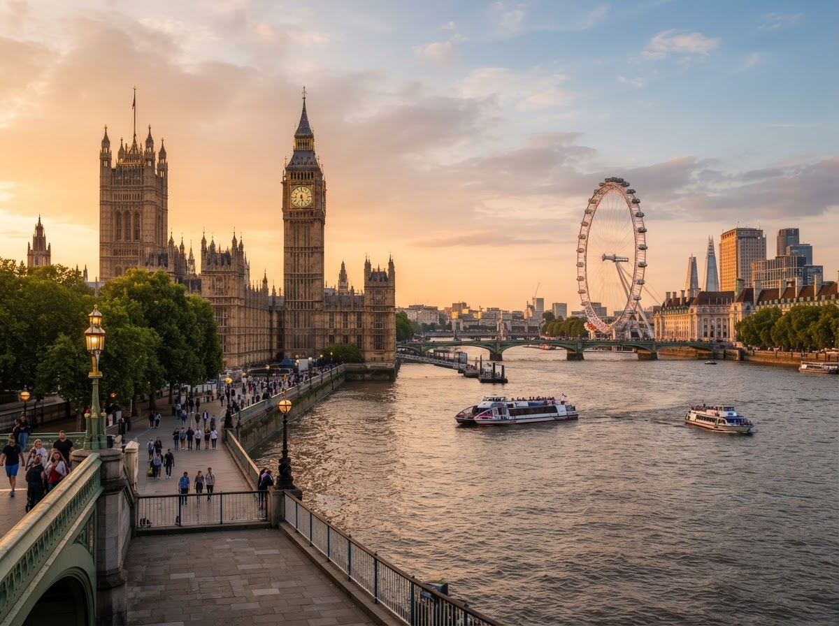 London cityscape — Amritsar to London flights