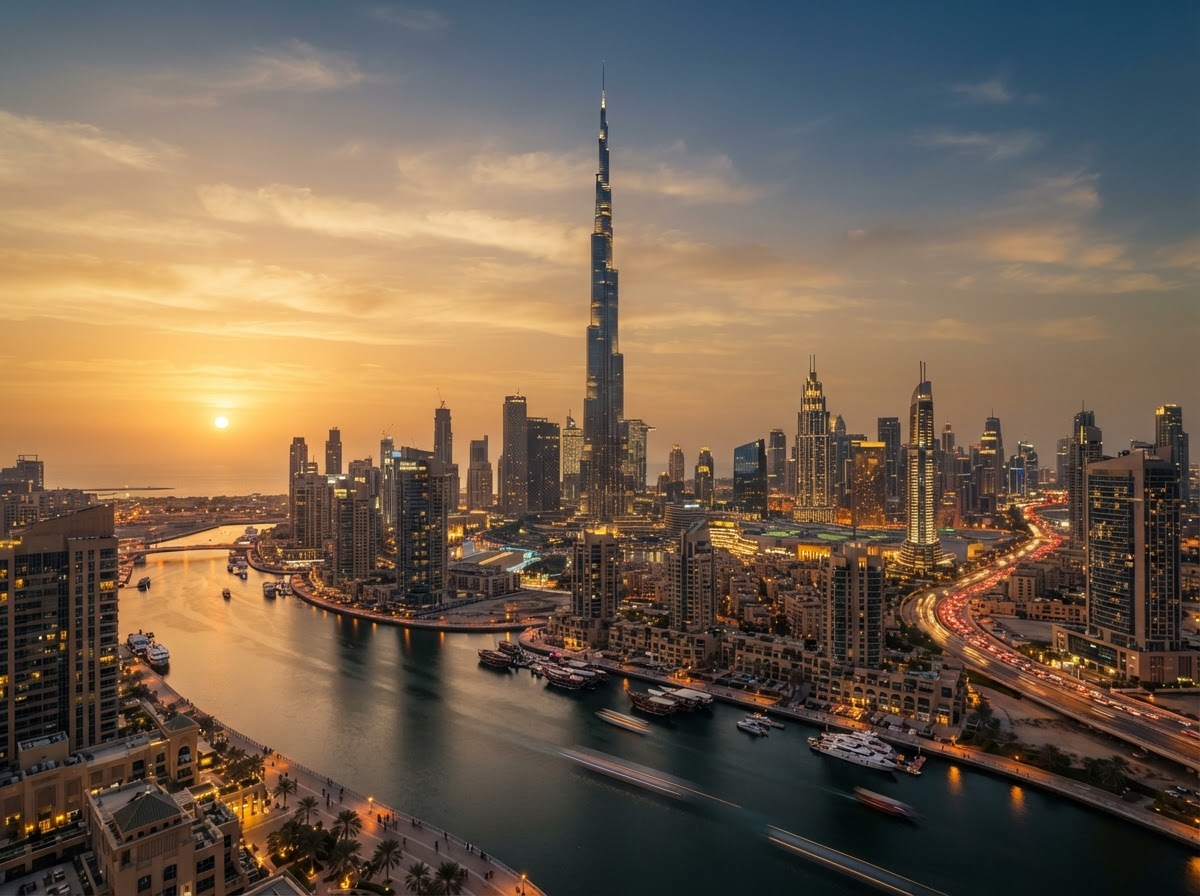 Dubai cityscape — Amritsar to Dubai flights