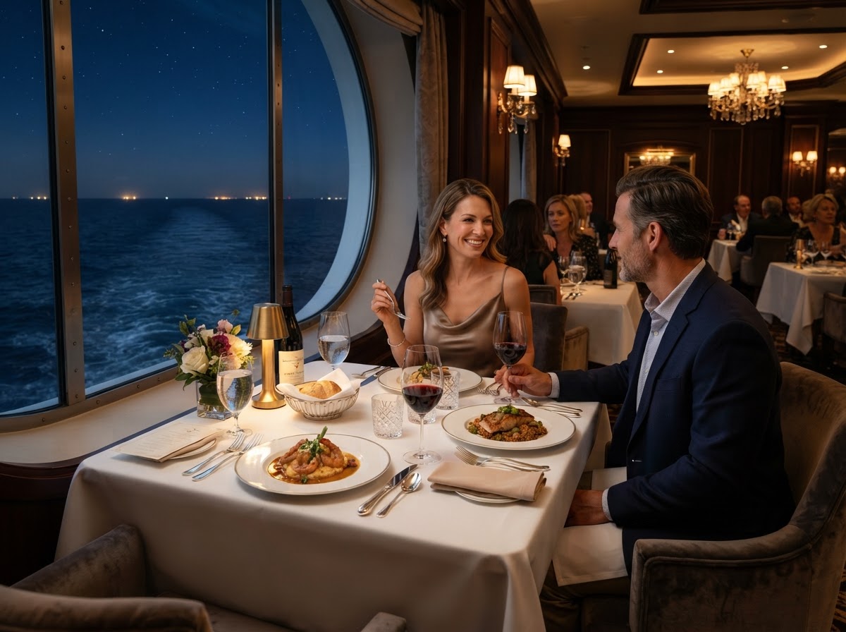 Intimate dining setting