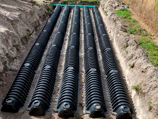 Drain field installation and trench absorption system in South Florida by All Counties Plumbing