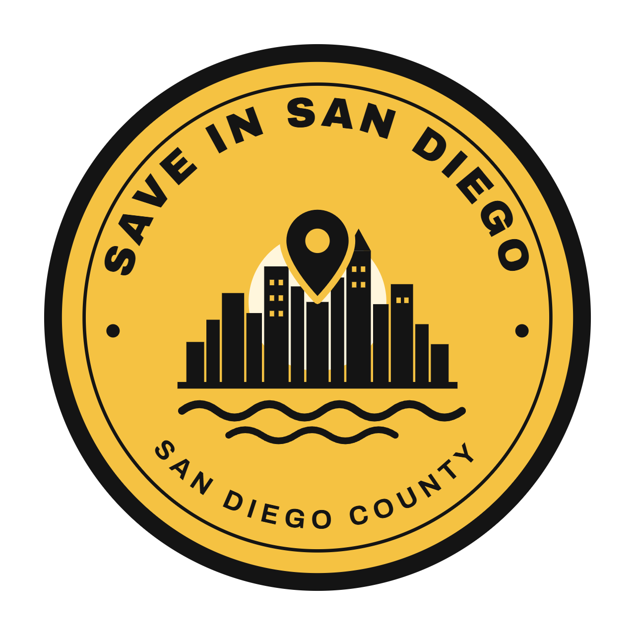 Save in San Diego badge