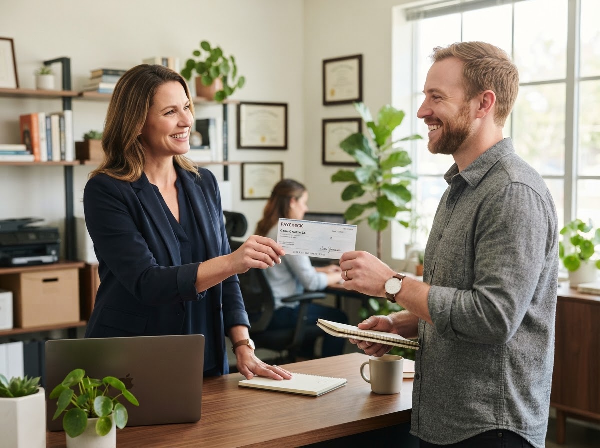 Employer running payroll for small business employees