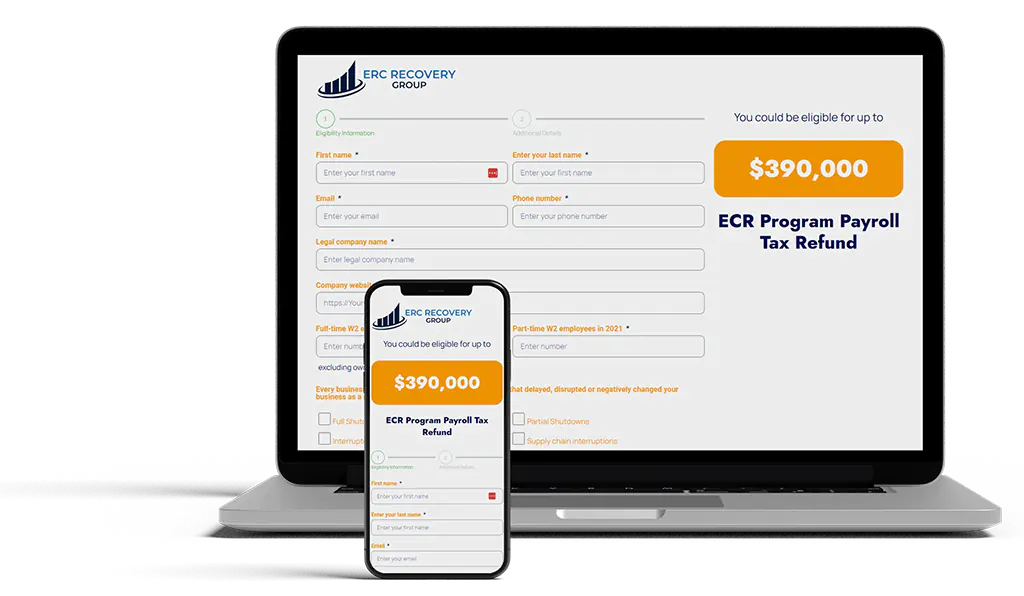 ERC Claim Form on Devices