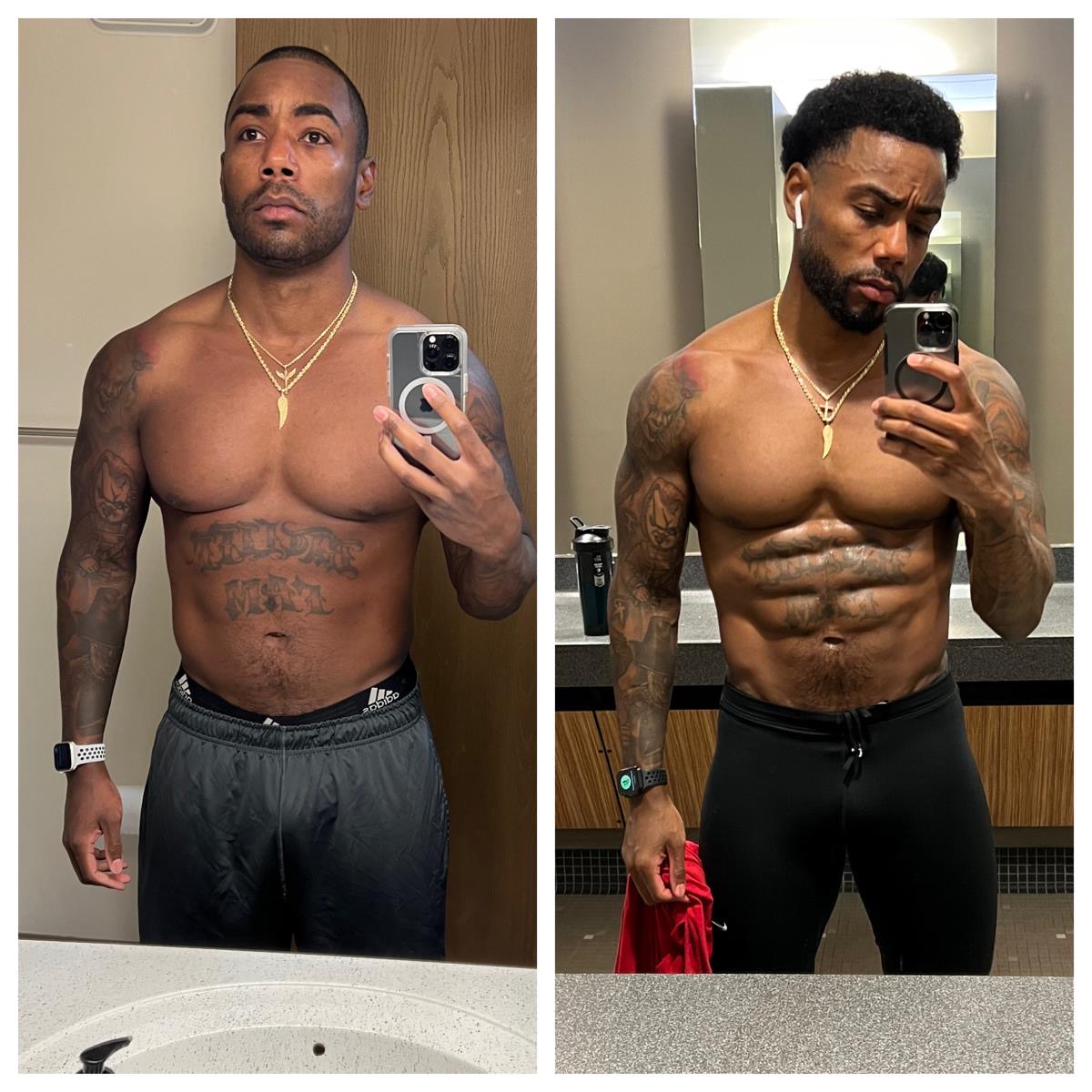 Client transformation before and after - Fast Fuel Fit Method