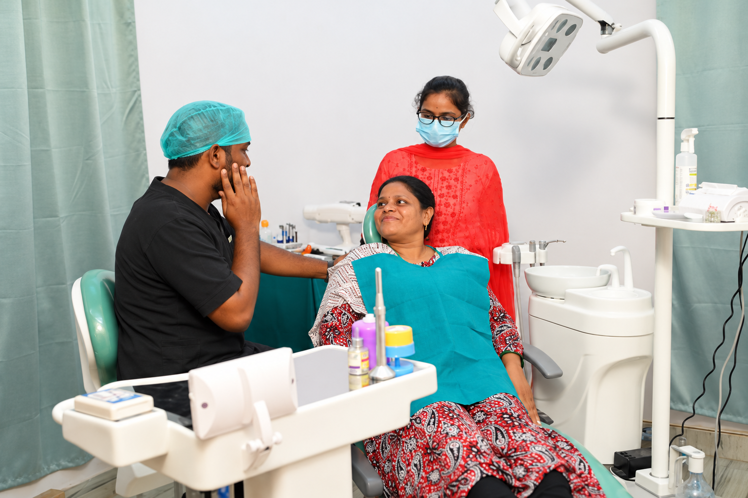 Dr. B. Vamsi In Consultation