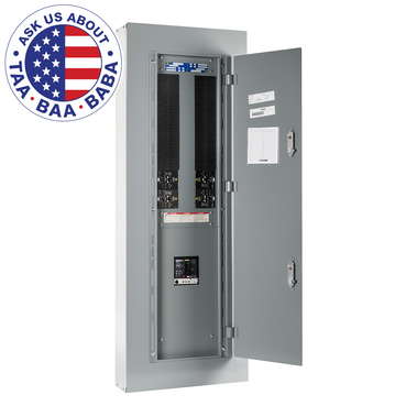 Square D NF Lighting and Appliance Panelboard with open enclosure door