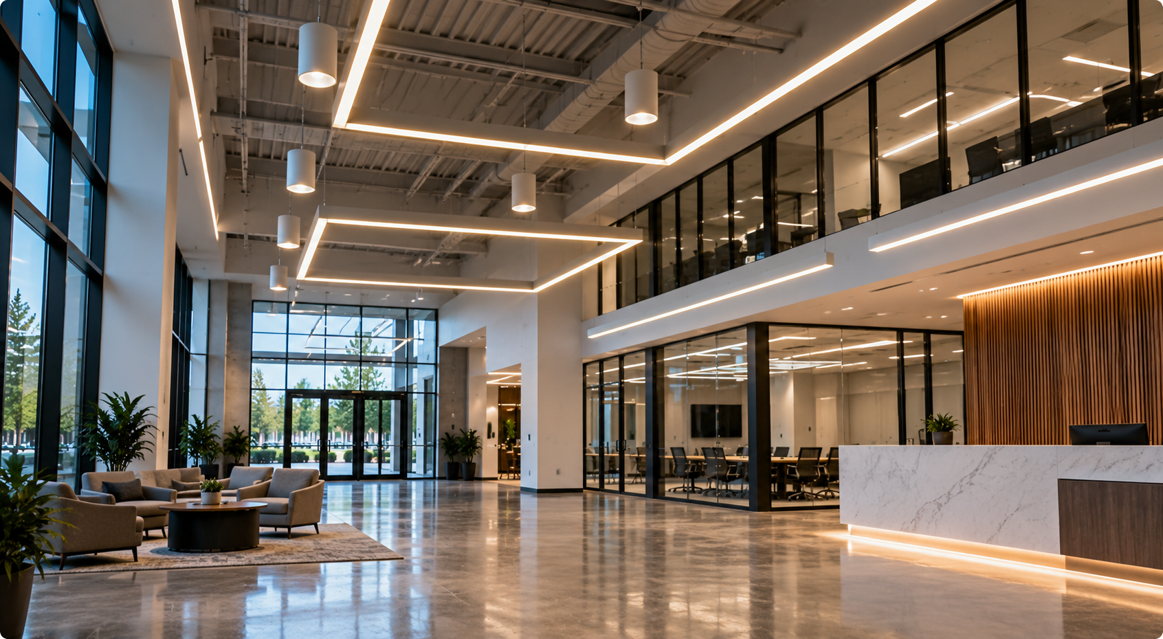 Commercial Architectural Lighting Layouts by CED Saint Petersburg