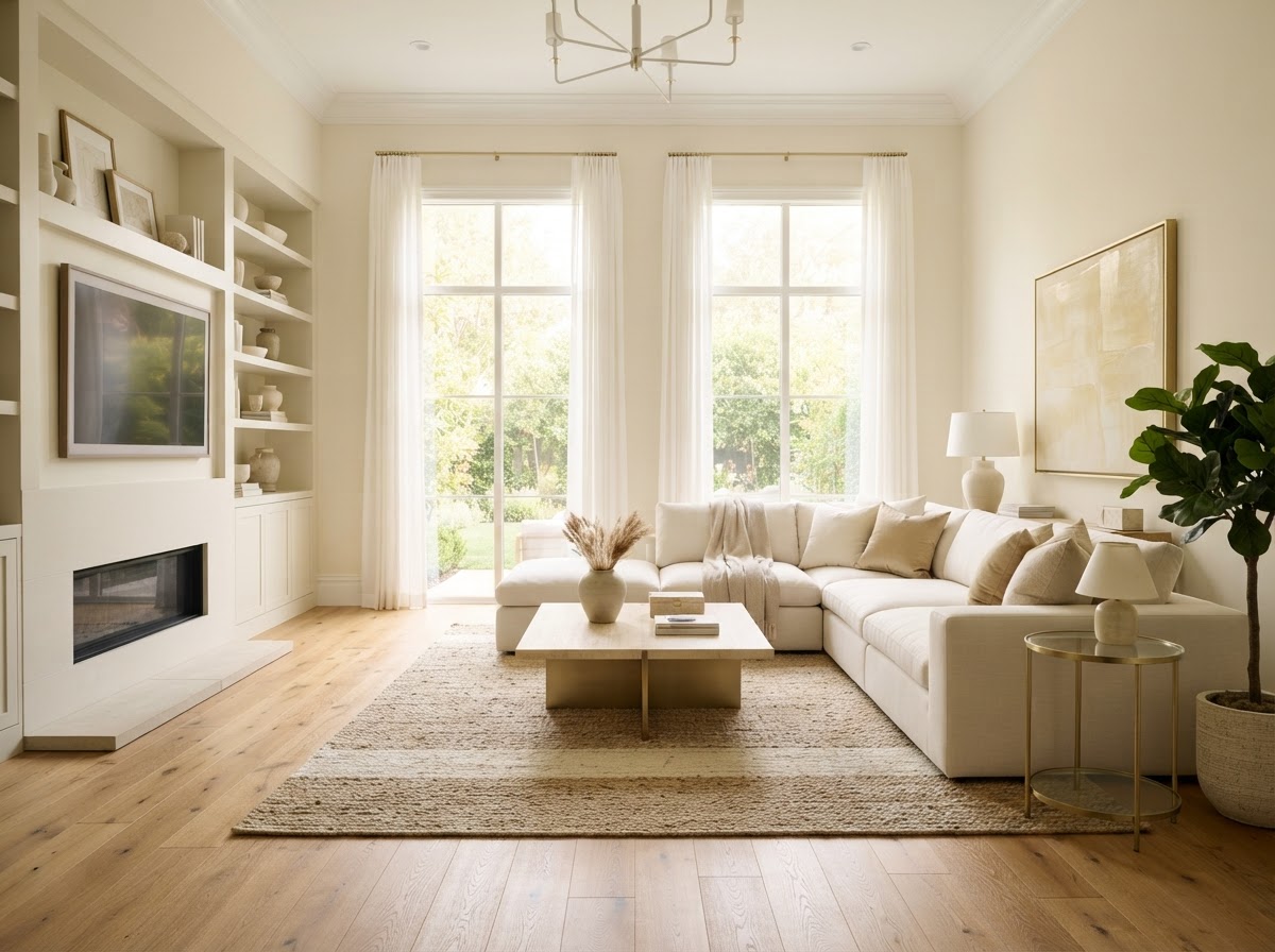 Interior de la casa modelo Seaview II