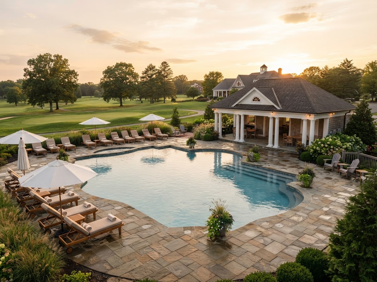 Village Pavilion y piscina de Bear Trap Dunes