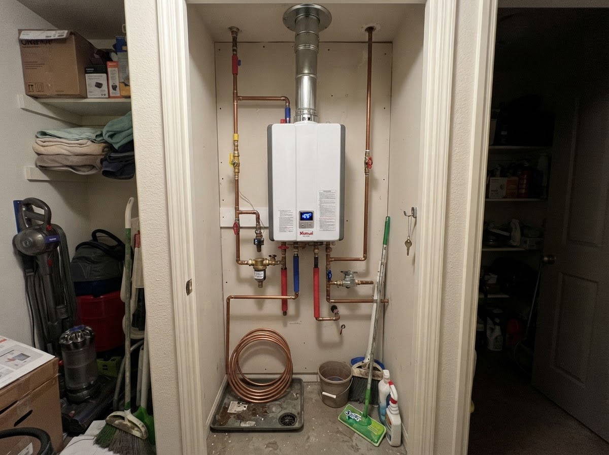 Tankless Water Heater Services — plumbing in downtown San Diego