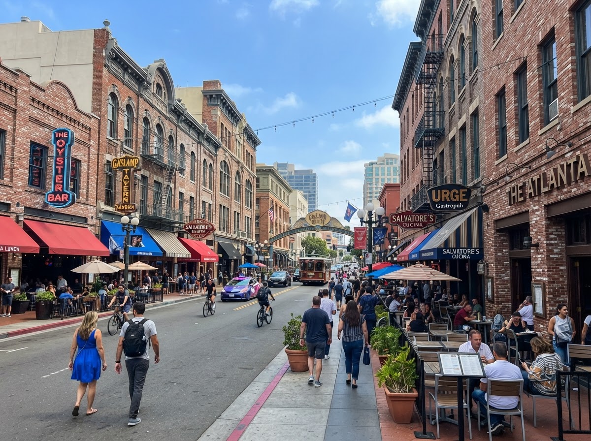 Gaslamp Quarter — plumbing service area in San Diego