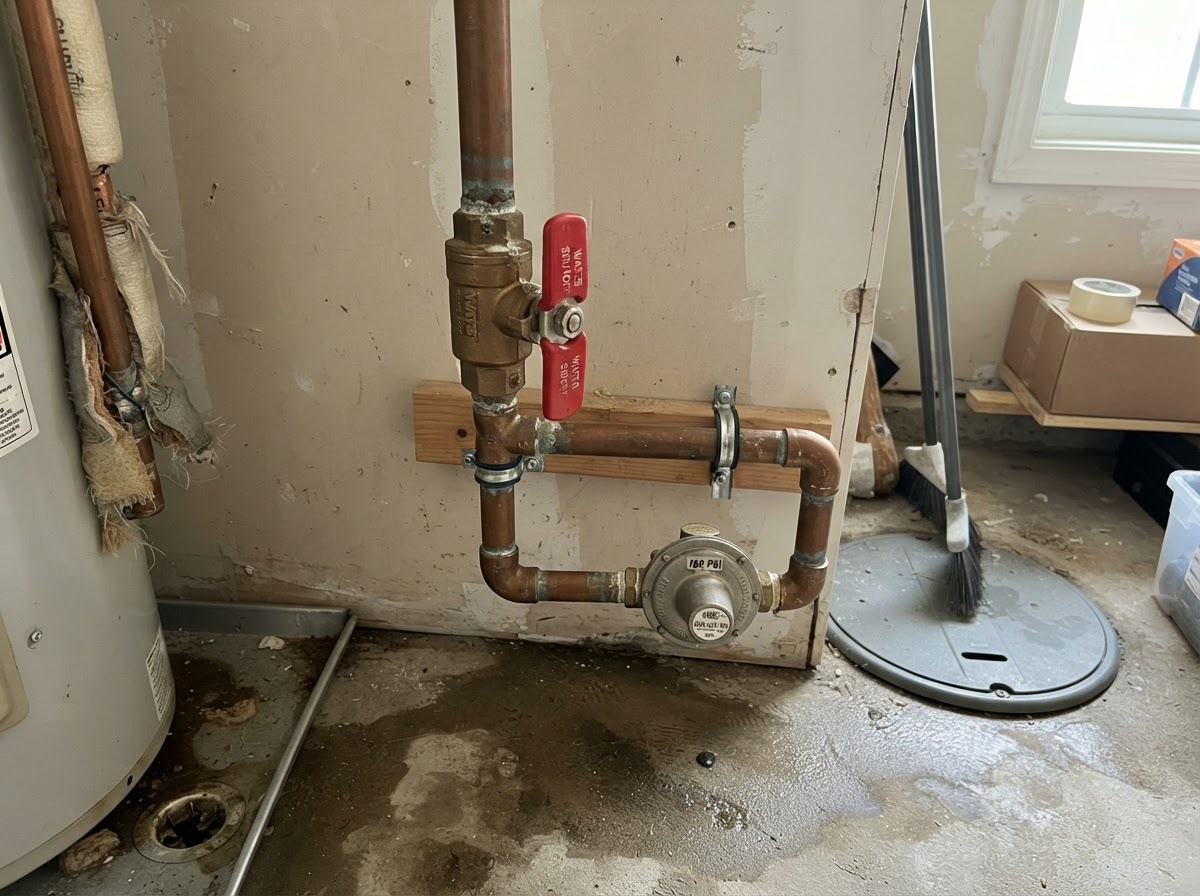 Slab Leak Assessment — plumbing in downtown San Diego