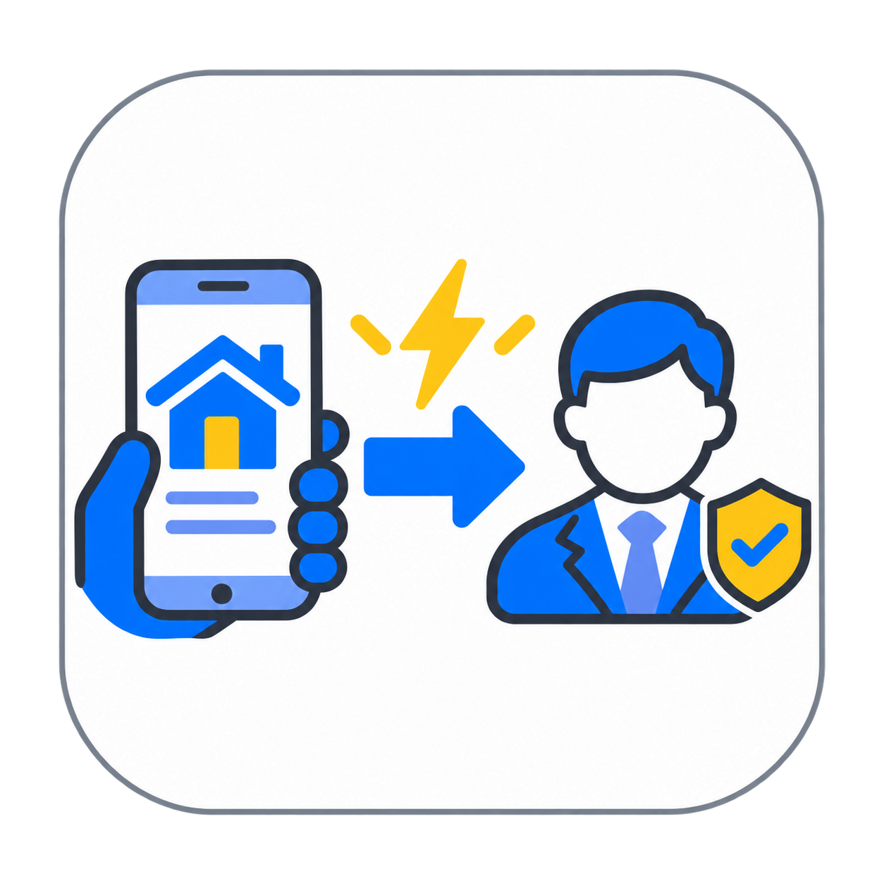 RePages instantly notifying the vetted local agent