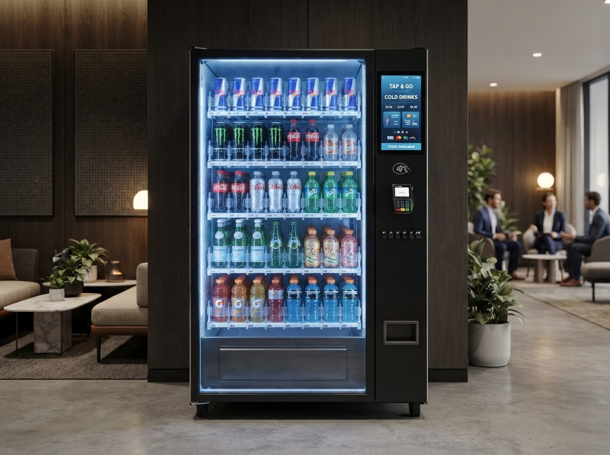 Cold drinks vending machine