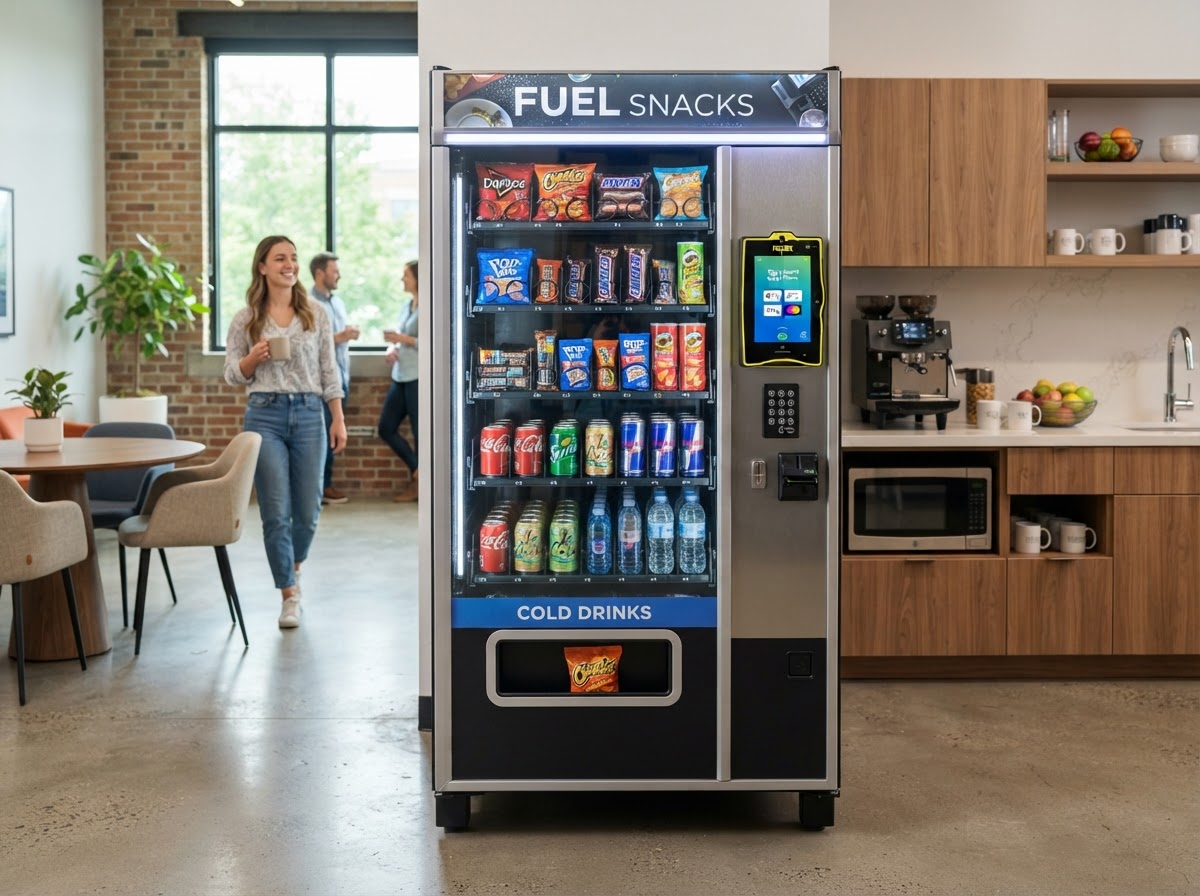 Snack and combo vending machine