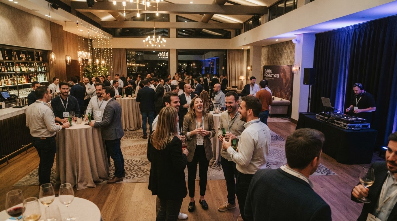 Encuentro corporativo en un hotel con ambiente distendido