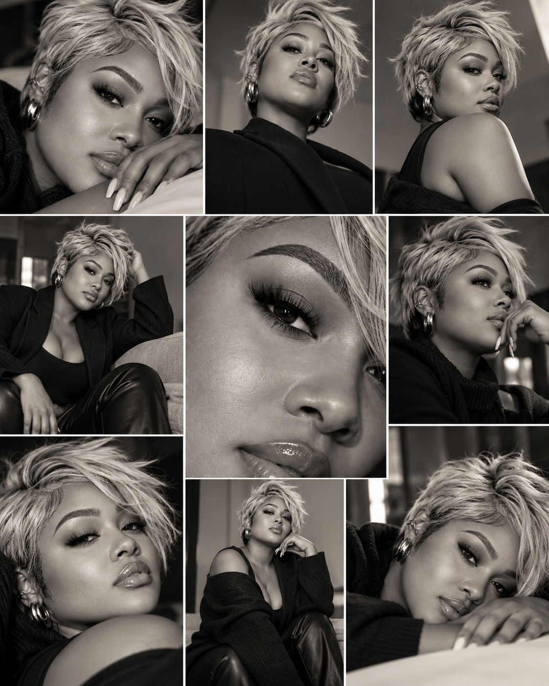 Monochrome collage