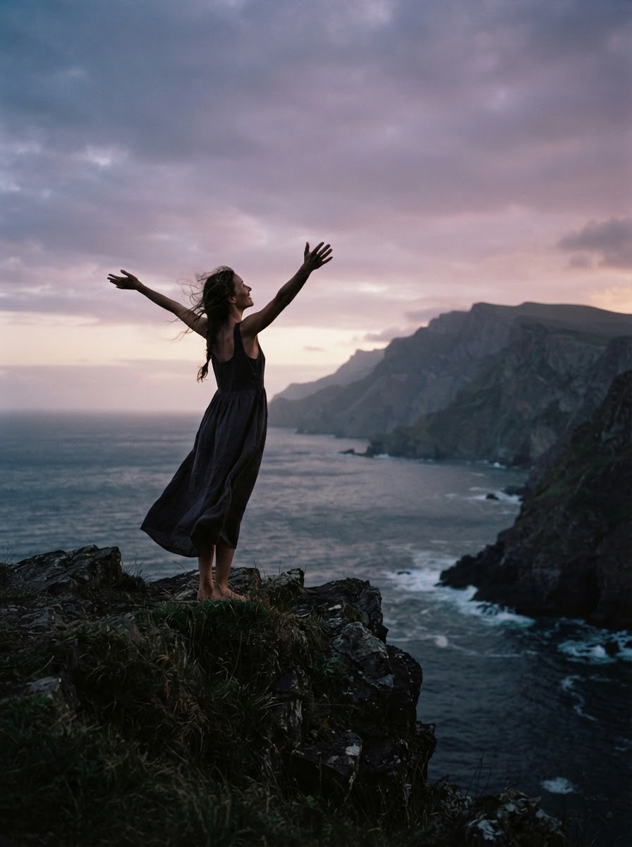 Editorial lifestyle image representing the I AM FREE coaching journey
