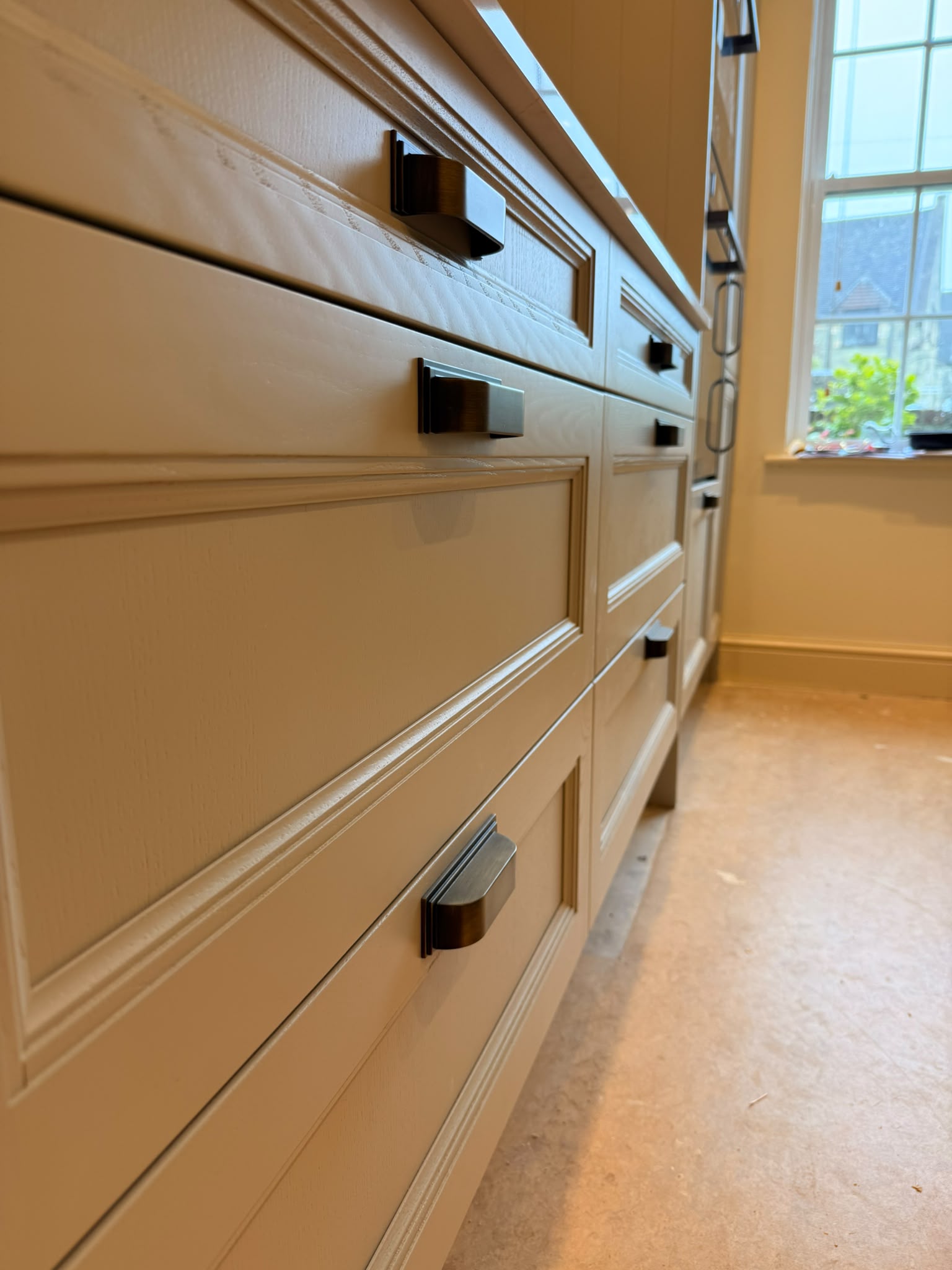 Bespoke beaded shaker drawer run — Salisbury