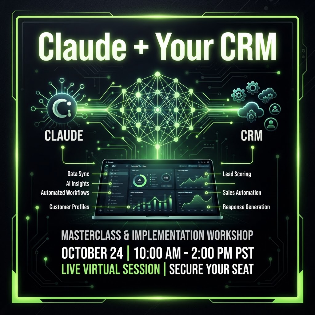 Claude + Your CRM Workshop Creative - Featuring Vera Firman