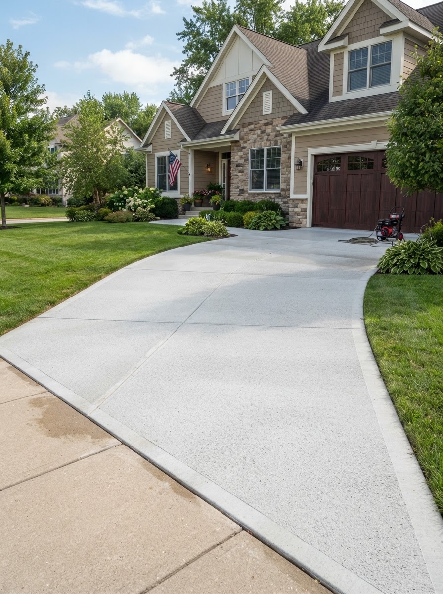 Pressure washing project in Lake Stevens