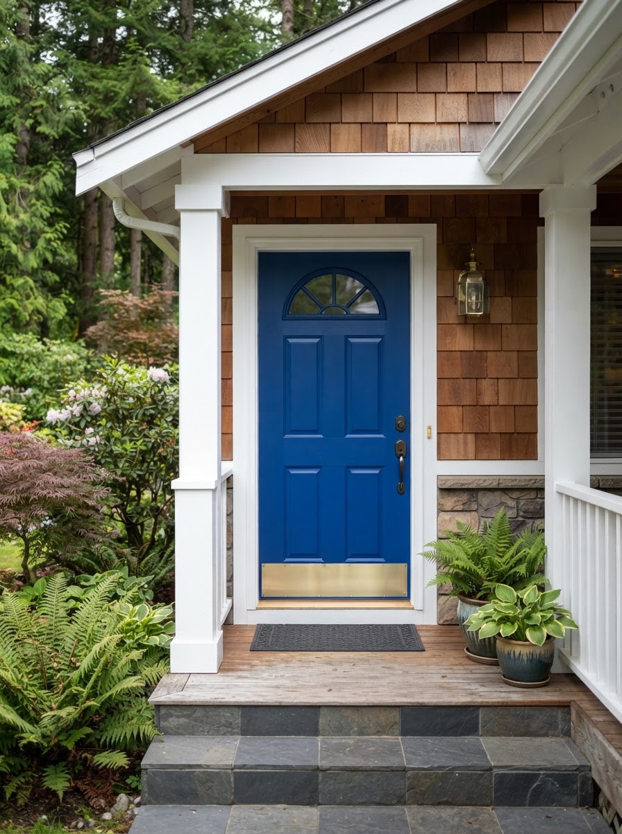 Exterior door and trim painting in Lake Stevens