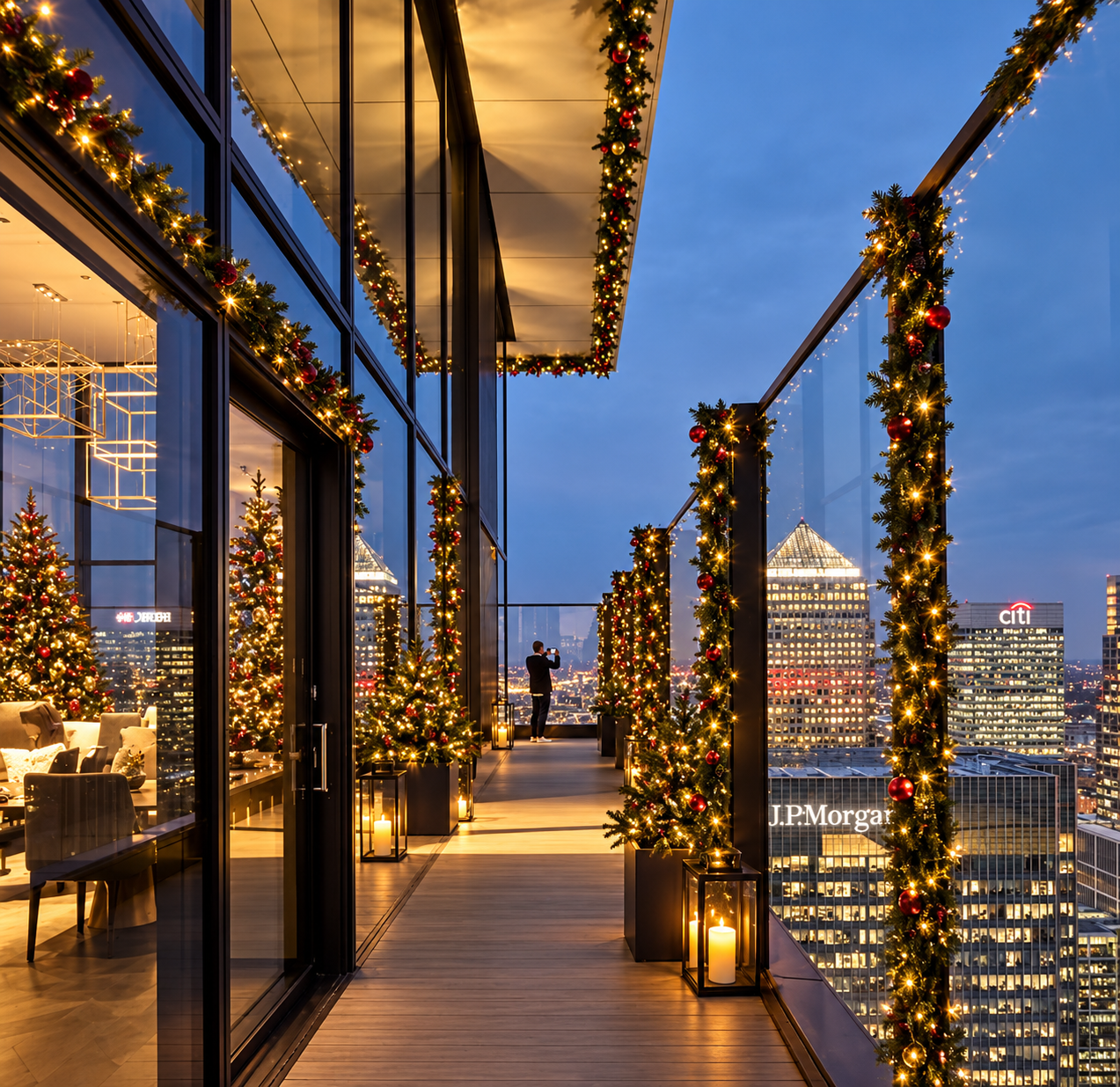 The Wardian Canary Wharf Sky Garden Balcony