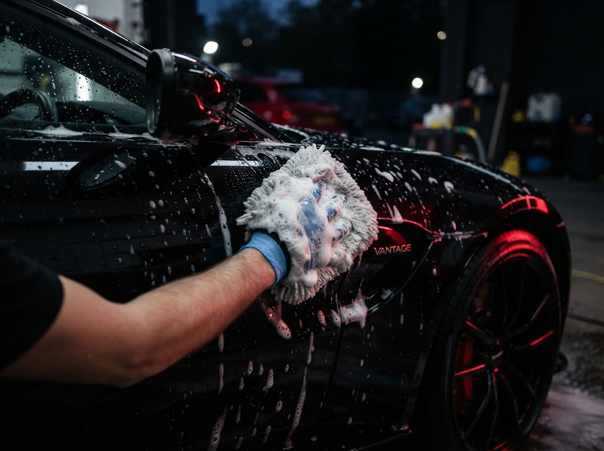 Exterior hand wash