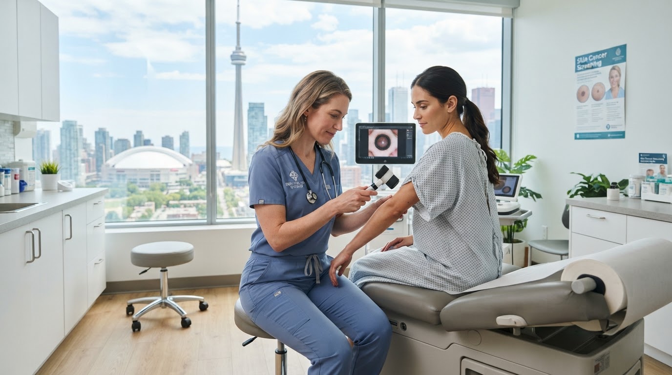 Skin cancer dermatology care in Quebec