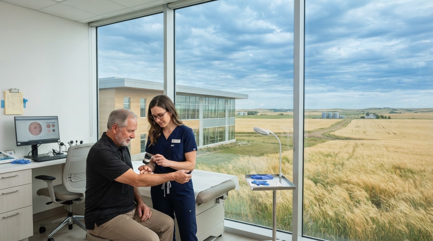 Skin cancer dermatology care in Alberta