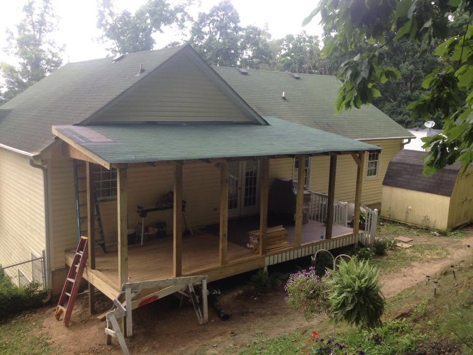 Deck and carpentry repair work by Brad West