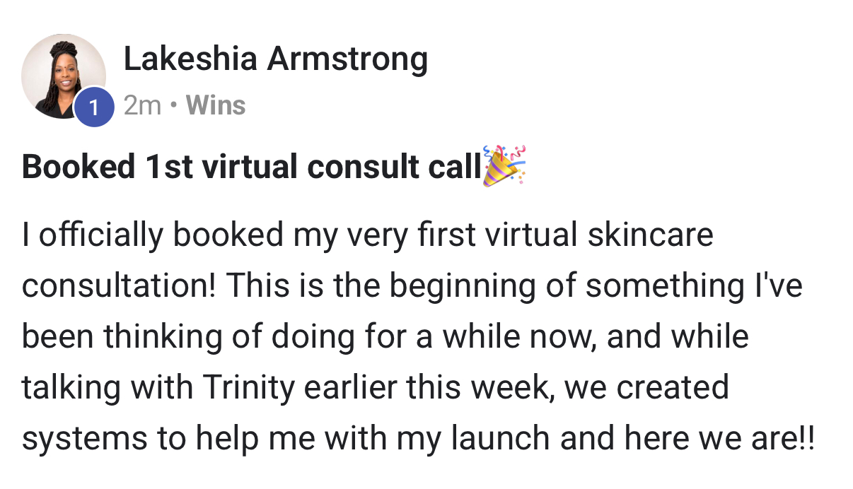 Lakeshia Armstrong — 1st Consult Call
