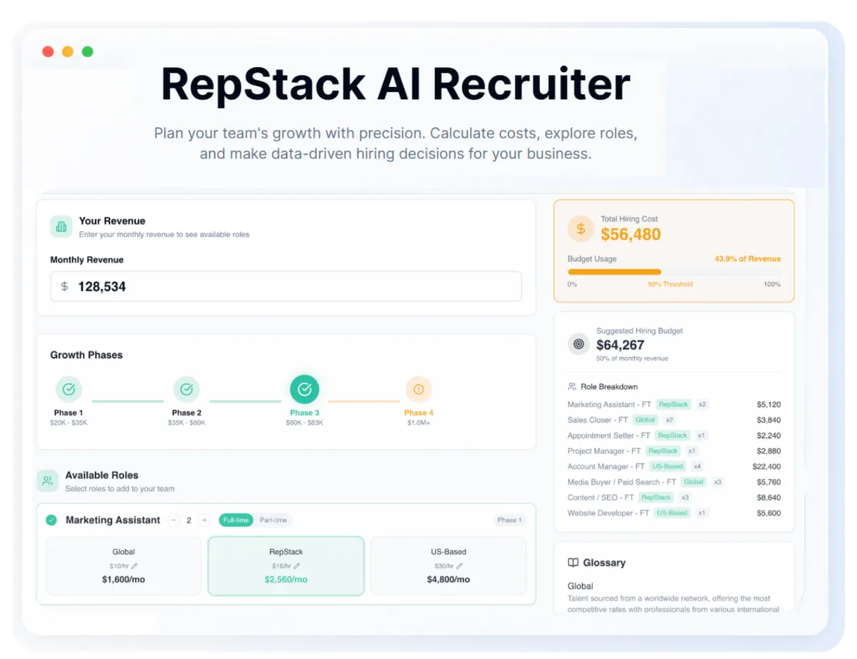 RepStack AI Recruiter