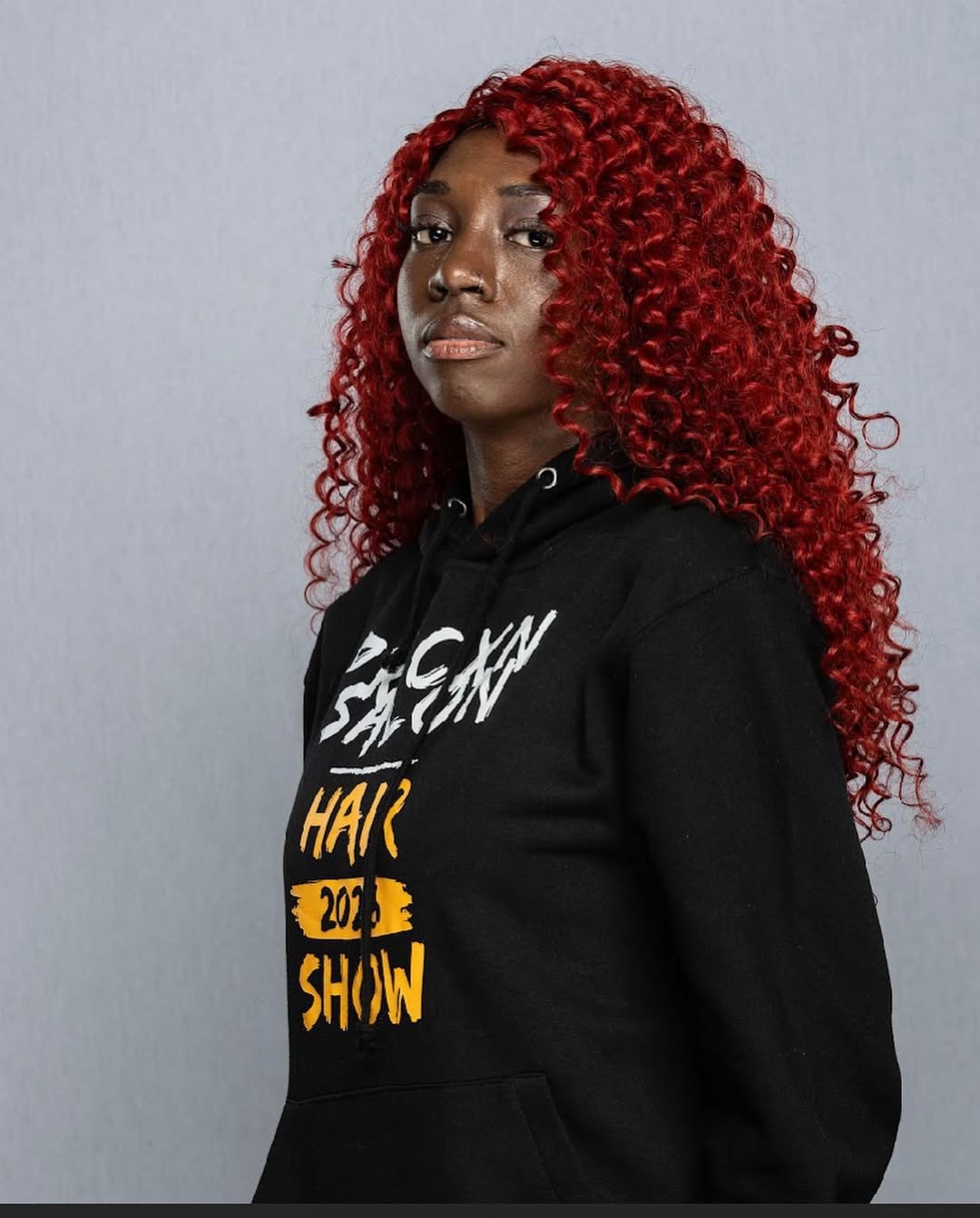 Sew-in hair extensions and curly weave installation by La Salon in Pickering, Ontario