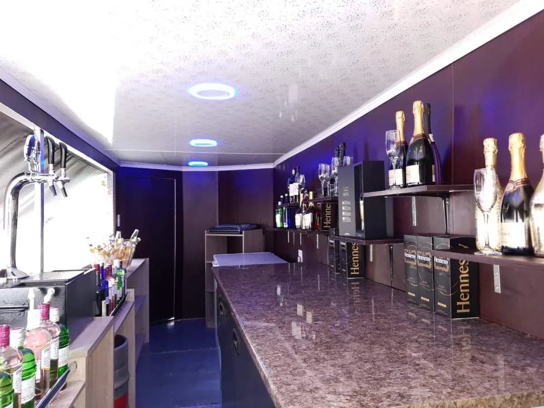 Bar Zone flagship interior with granite counter and draught tap