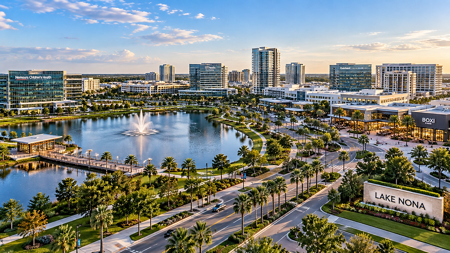Vista de Lake Nona, Florida