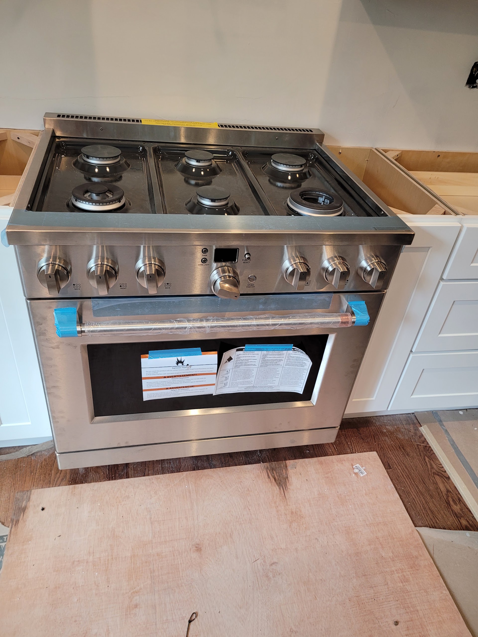 Gas Range & Cooktop Installation