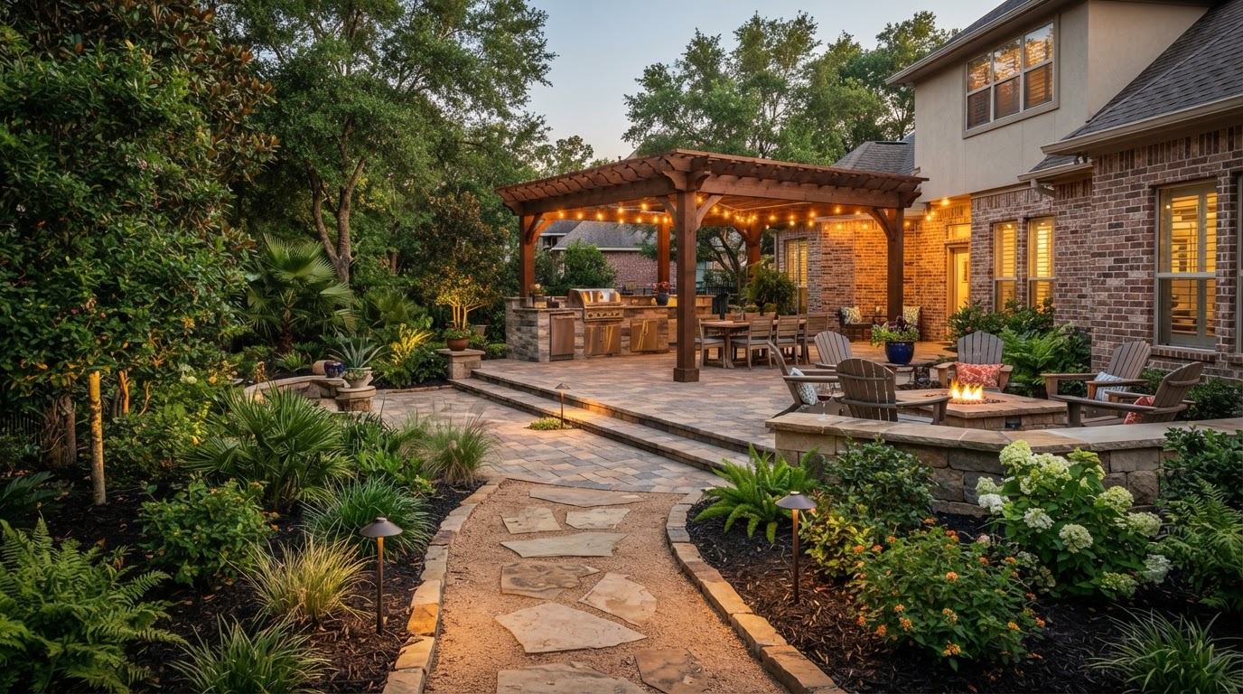 Custom Landscape Design & Build Spring
